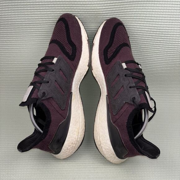 Adidas UltraBoost 22 Shadow Maroon Athletic Running Shoes Sneakers Men’s Size 12 - Picture 5 of 10